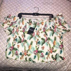 Hawaiian Floral Print 💐 Top